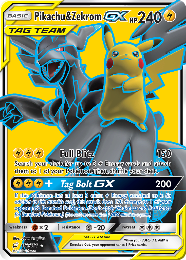 Pikachu & Zekrom-GX